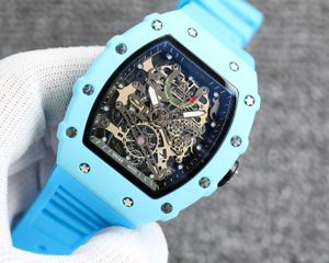 Luksusowy projekt designerski importowany gumowy pasek kwarcowy sportowy designerka rekrearzy sportowe zegarki sportowe