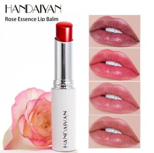 HANDAIYAN 8 Colors Lip Balm Moisturizing Nourishing Lip Plumper Lip Lines Natural Extract Makeup Lipstick Natural Rose Essence3678557