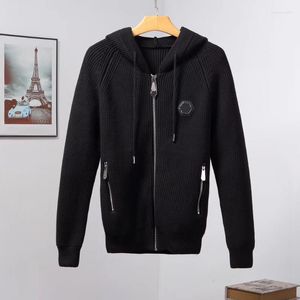 Men's Jackets 2023 Men Women Sports Tops Zippered Cotton Sweaters Sweatshirts Hip Hop Skull Hooded PP Brands