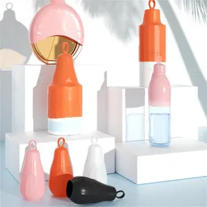 Förvaringsflaskor 22 cm utomhus resor flaskas silikon läcksäker täckning schampo duschgel tappning skyddande återfyllningsbar separat