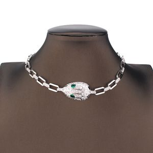 Luxuriöse, zierliche Initialen-Tennis-Diamant-Halsketten, Anhänger-Set für Frauen, Männer, Schlange, trendiger Diamant-Designer-Schmuck, Party, Weihnachten, Hochzeit, Mutter, Geschenke, Geburtstag