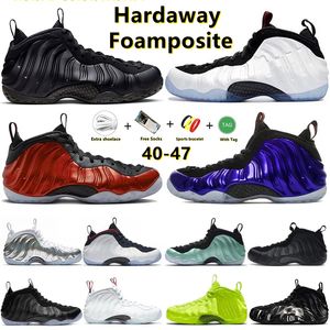 Anthracite Men Trainers Basketball Shoe foamposite one penny hardaway Shoes Black Suede Abalone Sequoia Alternate Galaxy 1.0 2.0 USA Royal Floral Sports Sneakers