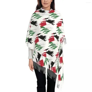 Scarves Palestine Always Tassel Scarf Women Soft Palestinian Shawls Wraps Female Winter
