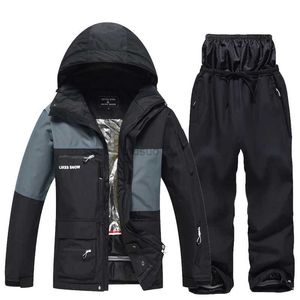 Other Sporting Goods Men and Women's Snow Suit Wear Waterproof Winter Trousers Skiing and Snowboard Overalls Winter Clothing Jacket and Pant HKD231106