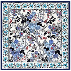 Sarongs 130cm erik çiçeği büyük mendil bayanlar için lüks marka eşarp dimi ipek fular kare eşarp kadınlar Kerchief shawlecharp p230403