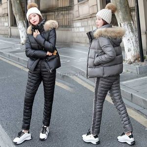 Other Sporting Goods Ski Suit Women Men Reflective Pants Snowboarding Jacket Hooded Waterproof Windproof Couple Snow Costumes Set Outdoor HKD231106