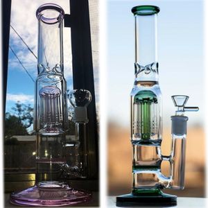 Heady Dab Rigs Percolator Water Bongs Hookahs Smoke Pipe Daisy Glass Water Pipes Cute Bong 11 Inches 14mm Joint