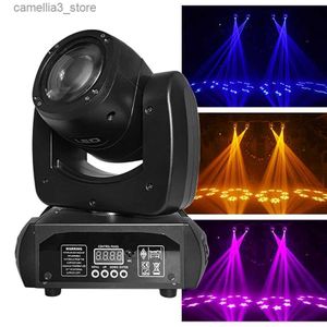 Moving Head Lights Led Beam Moving Head 100W Spots Light Gobo Эффект вращающейся призмы Контроллер DMX Профессиональный Dj Дискотека Свадебный бар Party Stage Q231107