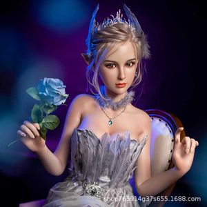 AA Designer Sex Doll Toys Unisex Silicone Solid Full Body Doll Man Fairy Anime Doll Simulation BJD Sex Toys Icke uppblåsbar docka