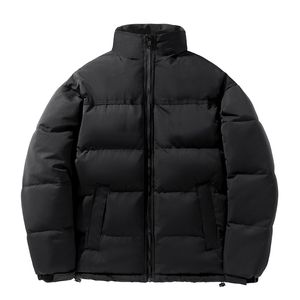 Jaqueta masculina de inverno Tecido de poliéster 100% algodão preenchido com manga longa gola com zíper fechado Macio confortável quente Respirável tamanho M-4XL várias cores