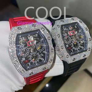 Moissanite Diamond Iced Out Designer Mens Watch for Men High Quality Montre Automatic Movement Watches Orologio. Montre De Luxe I21