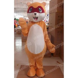 Performans Raccoon Maskot Kostüm En Kaliteli Noel Cadılar Bayramı Fantezi Partisi Elbise Karikatür Karakter Kıyafet Takım Karnaval Unisex Kıyafet