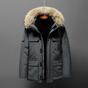 Designer Canadian Men Down Parkas Jackets Coats Winter Work Clothes Jacket Outdoor Thickened Fashion Warm Keeping Couple Live Broadcast Gooses Down Coat Ihnq