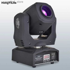 Moving Head Lichter Heißer Verkauf Led 60W Spot Lichter Moving Head 3-Flächen Prisma DMX Steuerung DJ Ausrüstung disco Party Weihnachten Dekoration Rotierenden Licht Q231107