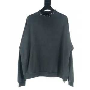 Men's Plus Size Sweaters in autumn / winter acquard knitting machine e Custom jnlarged detail crew neck cotton 86769r