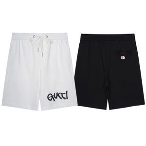 Mode designershorts för män GG Letter broderade fritidssportbyxor Holiday beach short finns i svarta och vita färger storlek M-3XL