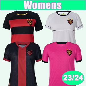 23 24 Sport Recife Sabino Luciano Kadın Futbol Formaları Ewerthon Jorginho Wanderson Fabinho Evden 3. Özel Basarlar Futbol Gömlekleri