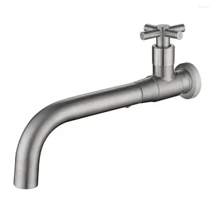 Bathroom Sink Faucets Durable El Faucet Wall Mounted Basin Ceramic Valve Contemporary Round Single Handle