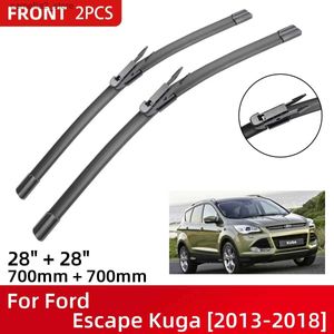 Windshield Wipers Front Wiper Blades For Ford Escape Kuga 2013-2018 Windshield Windscreen Window 28"+28" 2013 2014 2015 2016 2017 2018 Q231107