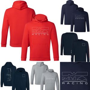 2023 Ny F1 Red Team Hoodie Formel 1 förare racing hoodie tröja samma herr mode överdimensionerade hoodie vår huva svett