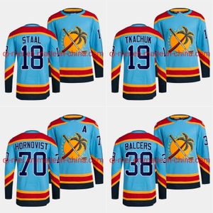 Dropshipping economico 2023 Reverse Retro 2.0 18 Marc Staal 19 Matthew Tkachuk 70 Patric Hornqvist 38 Rudolfs Balcers Heritage Blue Stitched Uomo Youth Hockey su ghiaccio Maglie