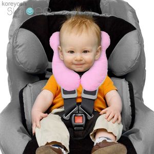 Pillows Kids Neck Support Pillow Baby Pillow Protective Travel Car Seat Head Pillow Children U Shape Headrest Head Protection CushionL231107