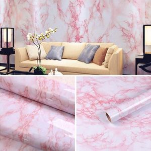 Wallpapers TOTIO Marble Contact Paper Self Adhesive Wallpaper Waterproof For Cabinets Drawer Shelf Wall Crafts