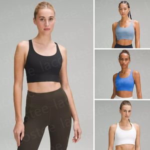 lululemens Align Yoga Reggiseno sportivo da donna Fitness ad alto impatto Top senza cuciture Palestra Moda femminile Abbigliamento attivo Stile Yoga Allenamento Canotta Sport Top