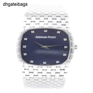 Audemar Pigue Watch Audemar Pigue Women #039; S Navy Diamond Watch 14579BCG.1116BC01 Box Papers ile