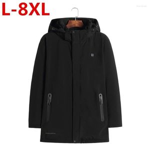Мужская динамика высокого качества плюс размером 8xl 7xl 6xl 5xl Зимняя куртка мужчина на молнии хлопковая одежда.