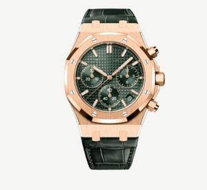 Relógios de luxo pulseira aço inoxidável rosa ouro 40mm 228235 listra dial automático marca moda relógio pulso masculino