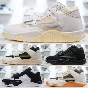 Jumpman Jack TS x Low Travis Reverse Mocha Basketball Scarpe Black Phantom Next Capitolo e Trovato tagliare il check Beige Mens Women Sneakers Sneakers Times 36-46