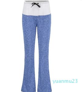 Abiti da yoga Donna Pantaloni toga casual con coulisse Outdoor Nessuno Sport Pantaloni a gamba larga a vita media