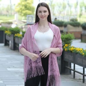 Scarves Shawl Sunscreen Bridesmaid For Female Dress Neckerchief Women Scarf Lace Beach Yarn Bride