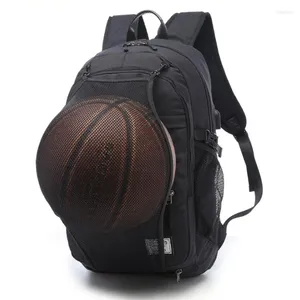 Torby na zewnątrz przenośny plecak koszykówki sportowa torba do piłki nożnej wielofunkcyjna fitness Travel Day Pack dla mężczyzn Wodoodporny laptop