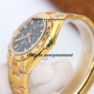 Automatyczne zegarek Czyste fabryka NFT Fabryka męskie zegarki 116508 116518 Automatyczny mechaniczny kod czasowy Wodoodporny zegarek Sapphire Ceramiczny pierścień gumowy Yjust Zirq