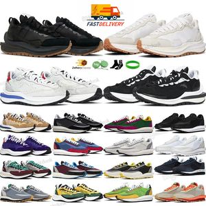 ワッフルvaporwaffle Shoes Men Womens Ldwaffle Black White Nylon Royal Fuchsia Sail Gum Obsidian Cool Grey Net Orange Mens Trainers Sports Sneakers Tennis 36-45