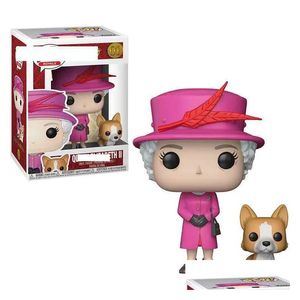 Action-Spielzeugfiguren Pop-Figuren Film und Teion Film Peripherie Hand Bürojunge Elizabeth Ii 01 Königin von England Drop Delivery Toys G Dhpnp