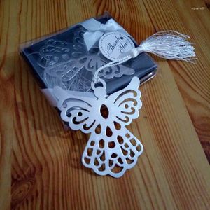 Segnalibri creativi con angeli in metallo con etichette per libri di cancelleria con nappe per regalo per bambini