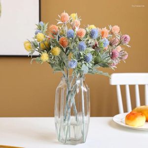 Dekorativa blommor 5st/Lot Artificial Bouquet for Home Decor Wedding Decoration Craft Vases Flower DIY Accessories LSAF066