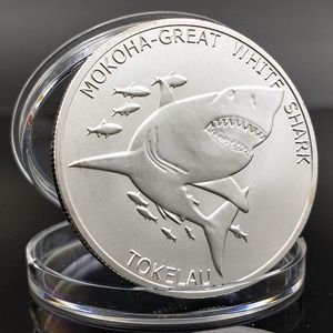 Arts and Crafts Animal coin Shark coin commemorative coin