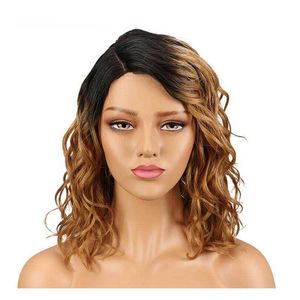 Lace Wigs Hot selling wigs, lace hair headsets, hair, gradient long curly hair