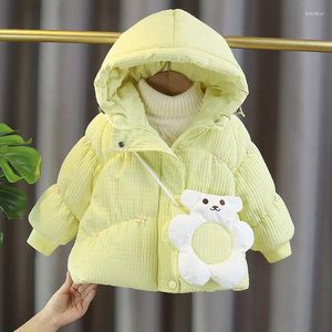 Down Coat Baby Cotton Clothes Autumn And Winter Children's Padded Girls Cotton-Padded Jacket Warm Chil