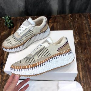 Luxury new women's shoes casual shoes Nama sneakers new canvas shoes Rainbow running sneakers Regenerated mesh sneakers