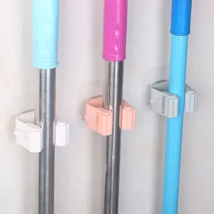 Clipe organizador para casa, armazenamento de cozinha, ganchos para esfregão, sem suporte de pista, rack holer, gancho de banheiro, ferramentas