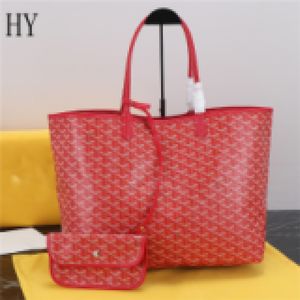 3a designer bag Womens tote bag GM Coated Canvas real Leather Trim Handbag Red Totes purse handabg wallet