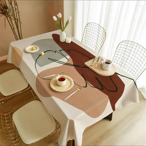 Table Cloth Nordic Simple Rectangular Tablecloth For Dining Living Room Cover Furniture Home Decoration Fireplace Countertop