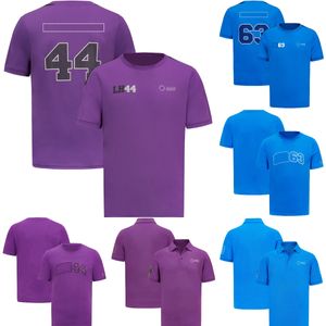 2023 New F1 T-shirt Team Lapel Polo Shirt Formula 1 Official Racing T-Shirt Jersey Summer Mens Womens Fashion Sports T-shirts