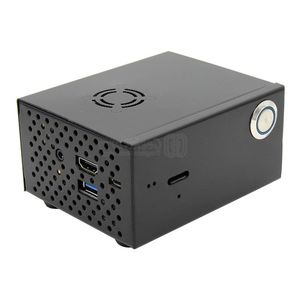 Бесплатная доставка Raspberry Pi X820 V30 SSDHDD Плата хранения SATA Соответствующий металлический корпус/корпус Переключатель управления питанием Комплект охлаждающего вентилятора Dhhp