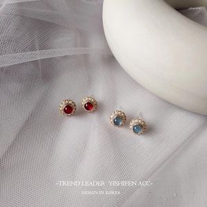 Brincos de garanhão 2023 moda jóias retro graça redonda pérola barroca para mulheres menina